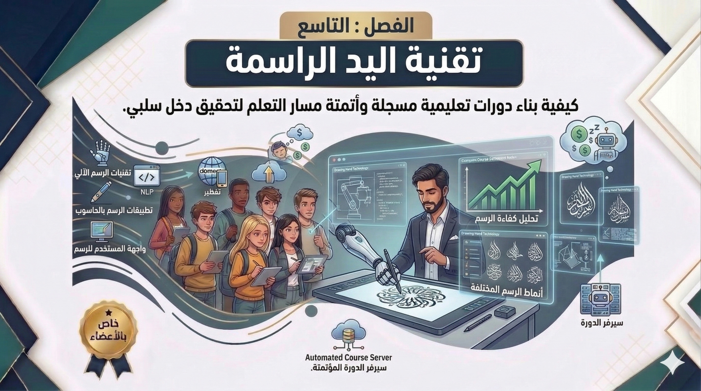 تقنية اليد الراسمة أوتوماتيكياً